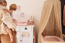 Lade das Bild in den Galerie-Viewer, BALDACHIN BETTHIMMEL - VINTAGE 245 CM / NOUGAT