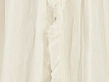 Lade das Bild in den Galerie-Viewer, BALDACHIN BETTHIMMEL - VINTAGE - RUFFLE 245 CM / IVORY
