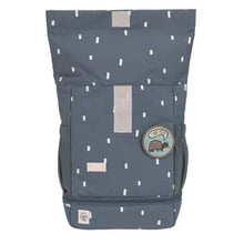 Lade das Bild in den Galerie-Viewer, Kindergartenrucksack Rolltop - Happy Prints, DunkelblauKINDERGARTENRUCKSACK ROLLTOP - HAPPY PRINTS - DUNKELBLAU