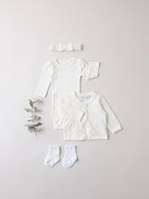 Lade das Bild in den Galerie-Viewer, BIO-BAUMWOLL STRICKJACKE 50 - 86