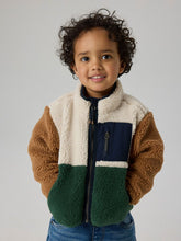 Lade das Bild in den Galerie-Viewer, COLORBLOCK- TEDDYJACKE / GR: 86 - 116