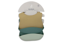 Lade das Bild in den Galerie-Viewer, LÄTZCHEN SILIKON - NATURAL SHADES - 2 STÜCK / JADE
