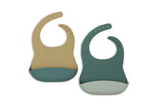 Lade das Bild in den Galerie-Viewer, LÄTZCHEN SILIKON - NATURAL SHADES - 2 STÜCK / JADE
