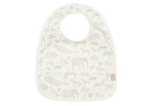 LÄTZCHEN WASSERDICHT 2 ER SET - ANIMALS OLIVE GREEN