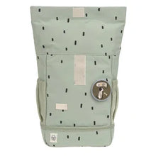Lade das Bild in den Galerie-Viewer, KINDERGARTENRUCKSACK ROLLTOP - HAPPY PRINTS / OLIV

