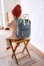 Lade das Bild in den Galerie-Viewer, KINDERGARTENRUCKSACK - MINI SQUARE BACKPACK - HAPPY PRINTS - BLAU
