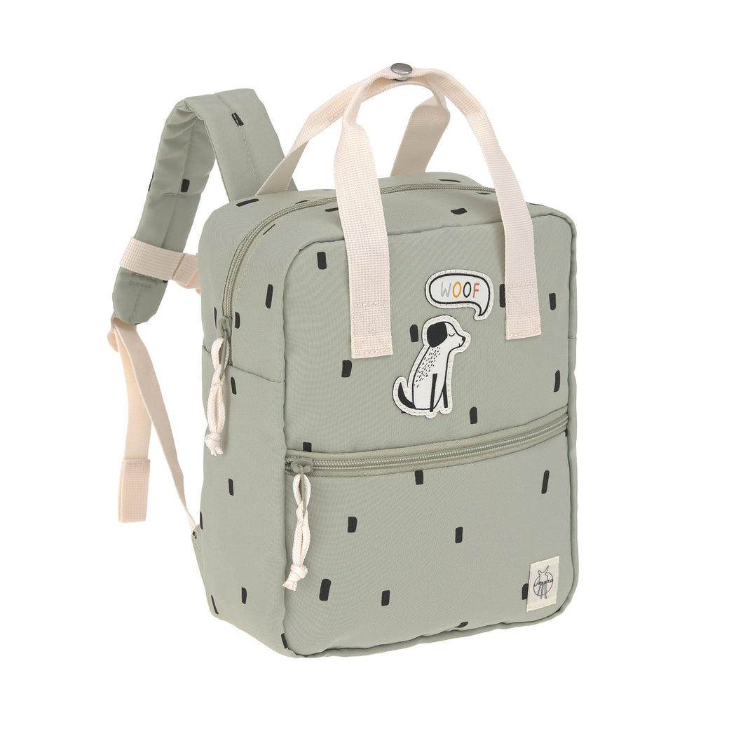 KINDERGARTENRUCKSACK - MINI SQUARE BACKPACK - HAPPY PRINTS - OLIV
