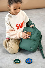 Lade das Bild in den Galerie-Viewer, Kindergartenrucksack Square - Little Gang, Dunkelgrün
