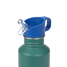 Lade das Bild in den Galerie-Viewer, EDELSTAHL KINDER TRINKFLASCHE - LITTLE GANG / REGENBOGEN GRÜN
