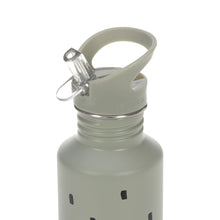 Lade das Bild in den Galerie-Viewer, TRINKFLASCHE - EDELSTAHL - HAPPY PRINTS OLIV
