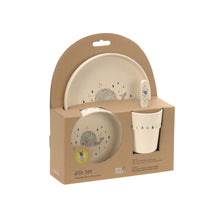 Lade das Bild in den Galerie-Viewer, KINDERGESCHIRR SET - PP CELLULOSE - LITTLE WATER WHALE
