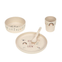 Lade das Bild in den Galerie-Viewer, KINDERGESCHIRR SET- PP CELLULOSE - GARDEN EXPLORER
