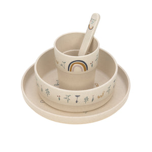 KINDERGESCHIRR SET- PP CELLULOSE - GARDEN EXPLORER