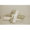 Lade das Bild in den Galerie-Viewer, SWADDLE BLUEBERRY LEAVES &amp;  SAGE 70X70 CM
