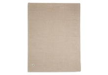 Lade das Bild in den Galerie-Viewer, DECKE WIEGE 75X100 CM PURE KNIT NOUGAT VELVET GOTS
