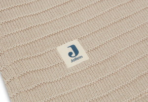 DECKE WIEGE 75X100 CM PURE KNIT NOUGAT VELVET GOTS