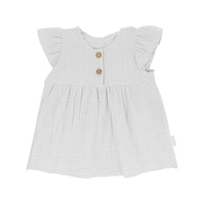 Lade das Bild in den Galerie-Viewer, MAXIMO GOTS BABY GIRL - TOP MUSSELINSTOFF / WEISS
