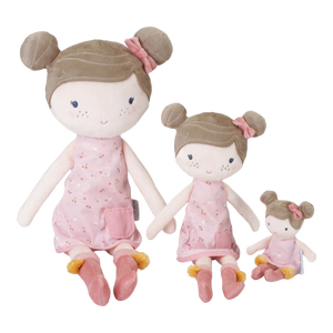 KUSCHELPUPPE ROSA - 10 CM