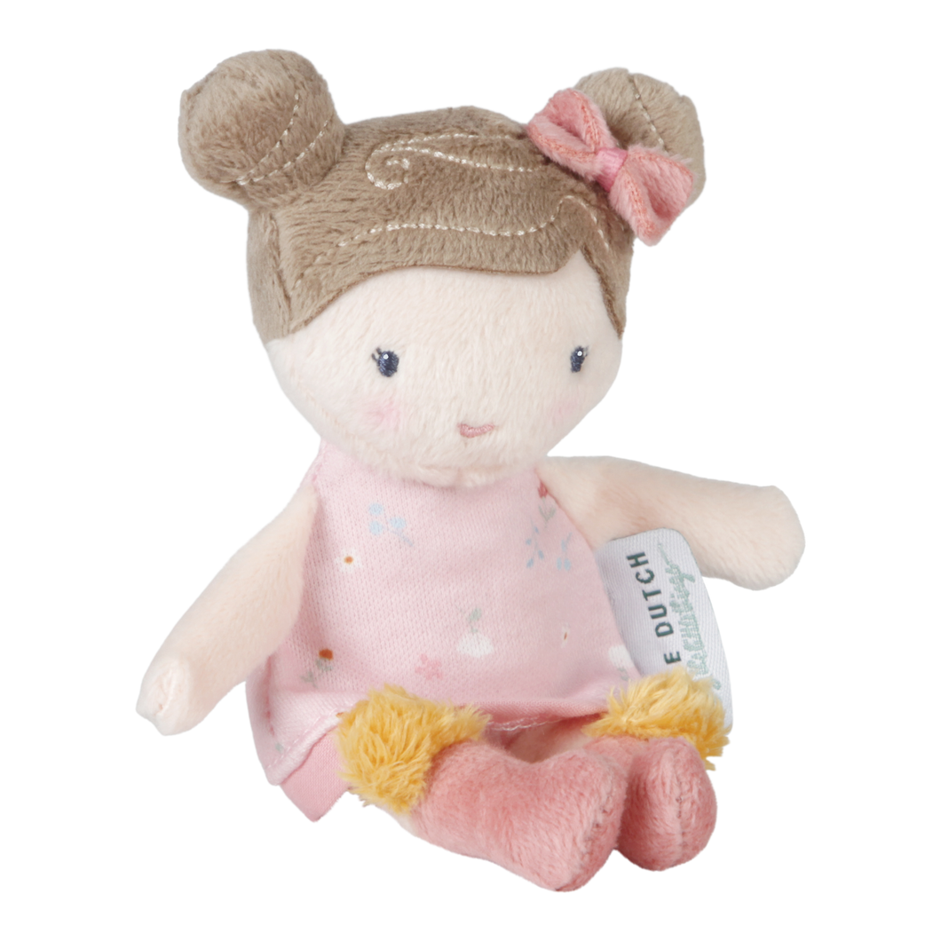 KUSCHELPUPPE ROSA - 10 CM