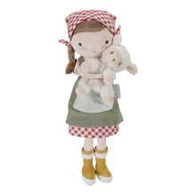 Lade das Bild in den Galerie-Viewer, KUSCHELPUPPE ROSA MIT SCHAF 35 CM - LITTLE FARM
