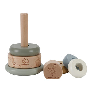 STAPELTURM MIT RINGEN - LITTLE FARM