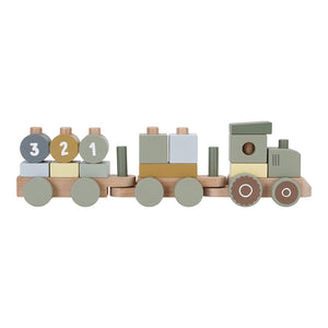 ZUG MIT STECKFORMEN TRAKTOR - LITTLE FARM
