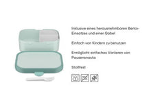 Lade das Bild in den Galerie-Viewer, BROTDOSE MIT BENTO-EINSATZ UND GABEL - PAW PATROL GIRLS
