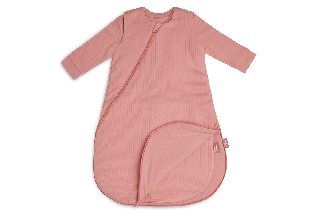 SCHLAFSACK FÜR NEUGEBORENE 60 CM - BASIC STRIPE ROSEWOOD