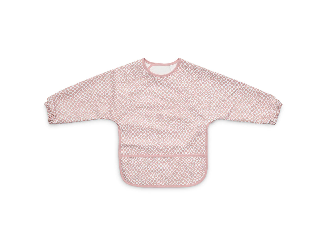 LÄTZCHEN - WASSERDICHT MIT ÄRMEL - SNAKE PALE PINK