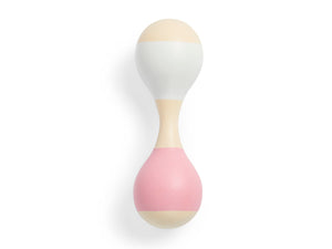 BABYRASSEL - MARACAS AUS HOLZ - PINK