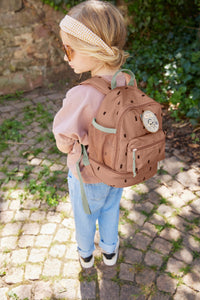 KINDERGARTENRUCKSACK- MINI BACKPACK - HAPPY PRINTS- KARAMELL