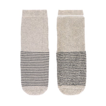 Lade das Bild in den Galerie-Viewer, KINDER ANTIRUTSCHSOCKKEN (2ER PACK)) - GRAU - BEIGE
