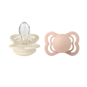 BIBS "SUPREME" SCHNULLER - 2ER PACK ivory/blush