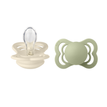 Lade das Bild in den Galerie-Viewer, BIBS &quot;SUPREME&quot; SCHNULLER - 2ER - PACK ivory/sage
