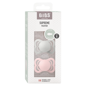 BIBS "SUPREME" SCHNULLER - 2-ER PACK haze/blosson