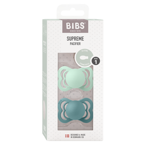 BIBS "SUPREME" SCHNULLER - 2ER - PACK mint/island sea