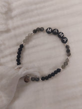 Lade das Bild in den Galerie-Viewer, MAMA - ARMBAND SCHWARZ GRAU
