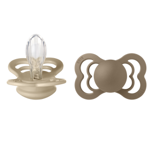 BIBS "SUPREME" SCHNULLER - 2ER - PACK vanille/dark oak