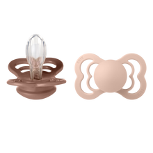 Lade das Bild in den Galerie-Viewer, BIBS &quot;SUPREME&quot; SCHNULLER - 2ER - PACK woodstock/blush
