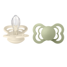 Lade das Bild in den Galerie-Viewer, BIBS &quot;SUPREME&quot; SCHNULLER - 2ER - PACK ivory/sage
