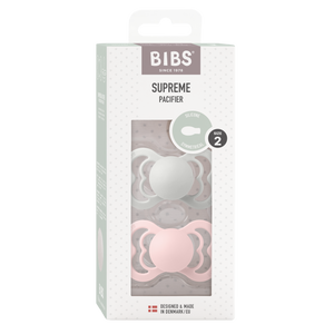 BIBS "SUPREME" SCHNULLER - 2-ER PACK haze/blosson
