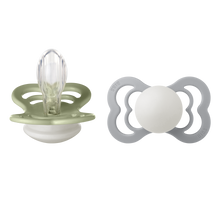 Lade das Bild in den Galerie-Viewer, BIBS &quot;SUPREME&quot; SCHNULLER - 2ER - PACK honey/olive
