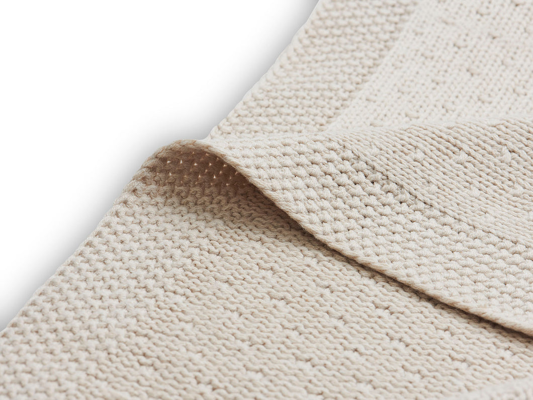 DECKE 75 X100 CM BLISS KNIT NOUGAT