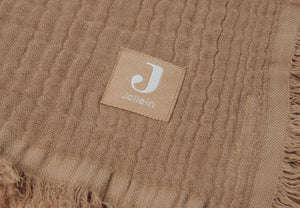 DECKE MUSLIN 75X100 CM - BISCUIT
