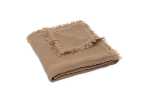 DECKE MUSLIN 75X100 CM - BISCUIT