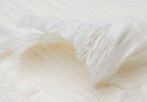 DECKE MUSLIN 75X100 CM - IVORY