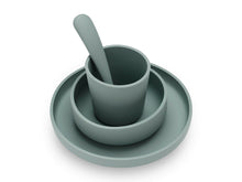 Lade das Bild in den Galerie-Viewer, KINDERGESCHIRR- SET SILIKON 4- TLG:
