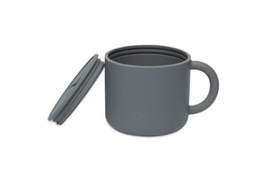 SNACKBECHER SILIKON - STORM GREY