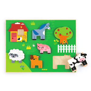 HOLZPUZZLE BAUERNHOF