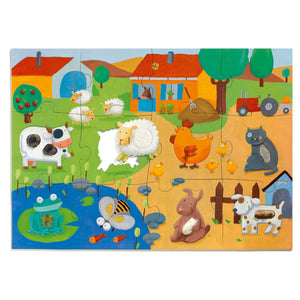 FÜHLPUZZLE BAUERNHOF - 12 TEILE